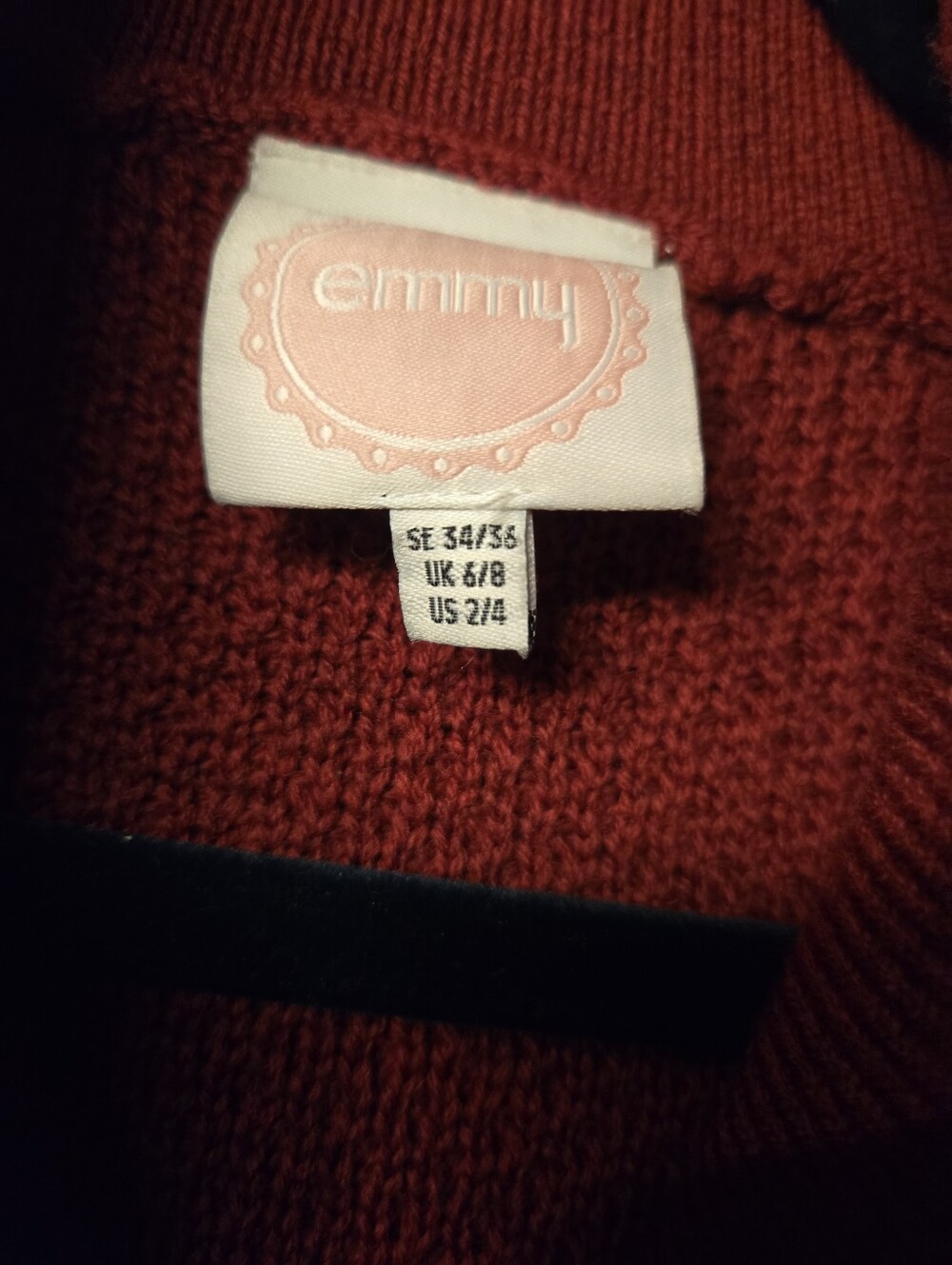 Clubhouse Cardigan In Burgandy 34/36 - Picture 6 of 7